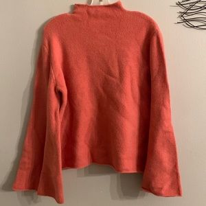 FOREVER 21 Mock neck pink sweater. Sz L. Good condition. Does have a small hole.